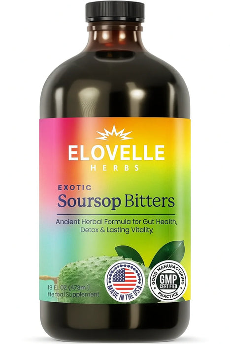 Soursop Bitters Liquid | Daglig urtestøtte for fordøyelse, energi og vitalitet