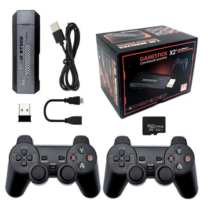 X2 Plus 4K Retro Game Stick Spillkonsoll