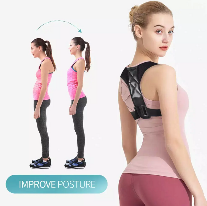 Justerbar Holdningskorrigerende Ryggstøtte vest og rygg holdningsvest - Overrask.no