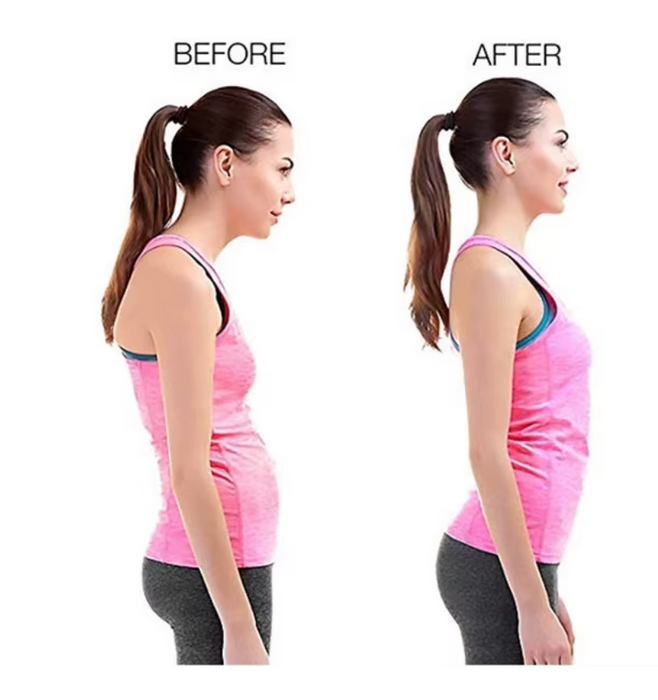 Justerbar Holdningskorrigerende Ryggstøtte vest og rygg holdningsvest - Overrask.no
