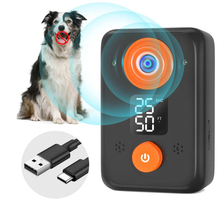 Ultrasonic Anti-barking bjeffing stasjon med ultralyd - Overrask.no