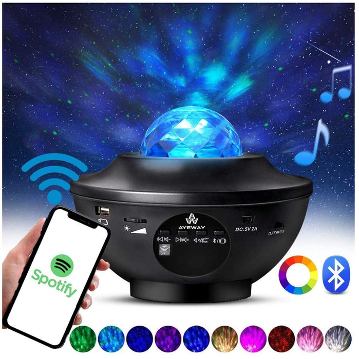 Galaxy LED projector lights - Stjernehimmel projektor - Overrask.no