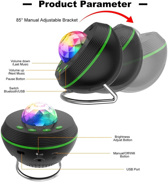 Galaxy Star Projector lights Vol.2 - Overrask.no