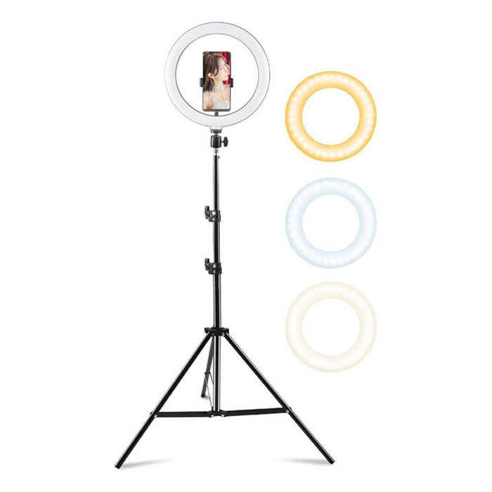 LED Ring Light 10" med stand - Overrask.no
