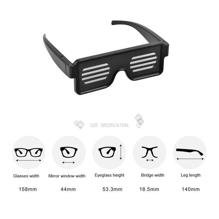 Party Led solbriller - Overrask.no