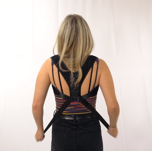 Ryggstøtte vest og rygg Holdningsvest - Overrask.no