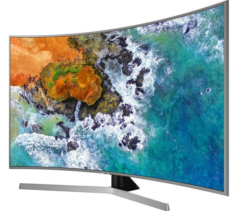 SAMSUNG 65" Smart 4K Ultra HD HDR Curved LED TV - Overrask.no
