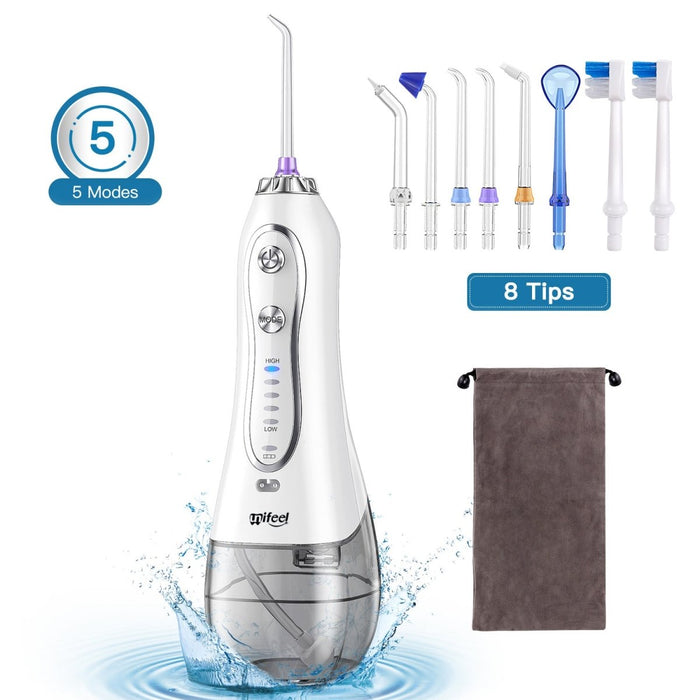Teeth Cleaner Munndusj og Power floss tannrengjørings sett - Overrask.no