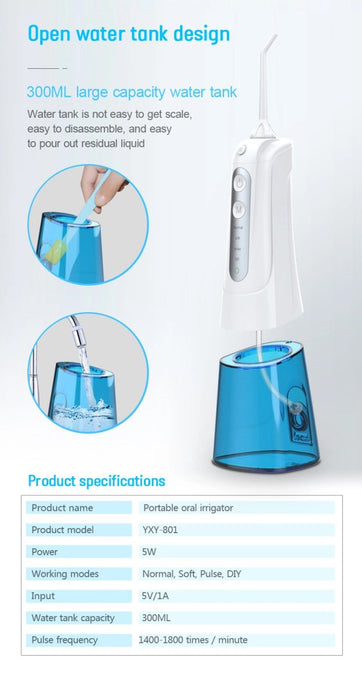 Teeth Cleaner Munndusj og Power floss tannrengjørings sett - Overrask.no