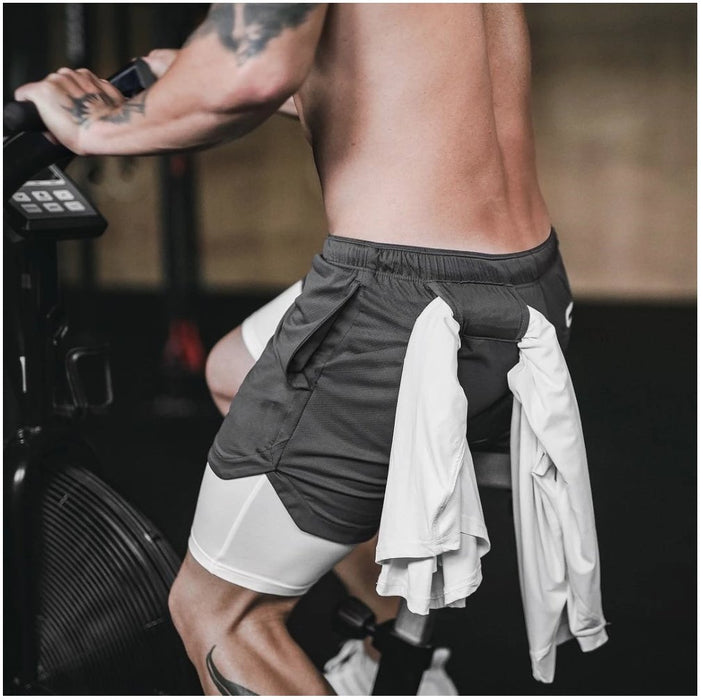 Treningsshorts med Compression med under tights - Overrask.no