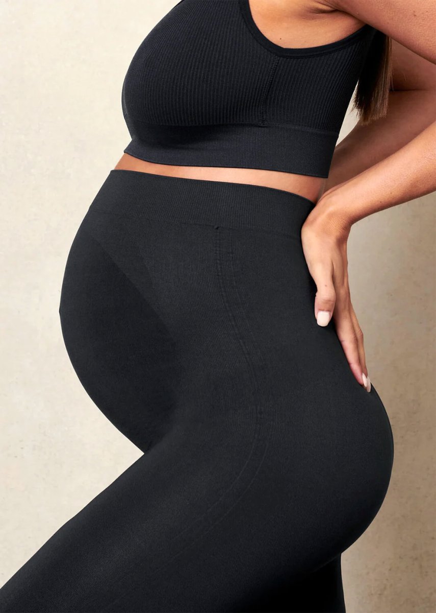 Graviditetsleggings og tights med høyt liv - Overrask.no