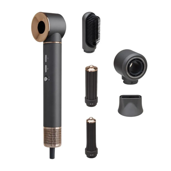 5-i-1 Ionic Hair Styler med Avtakbare Munnstykker