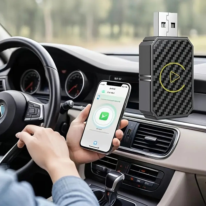 2-i-1 CarPlay og Android Auto-adapter