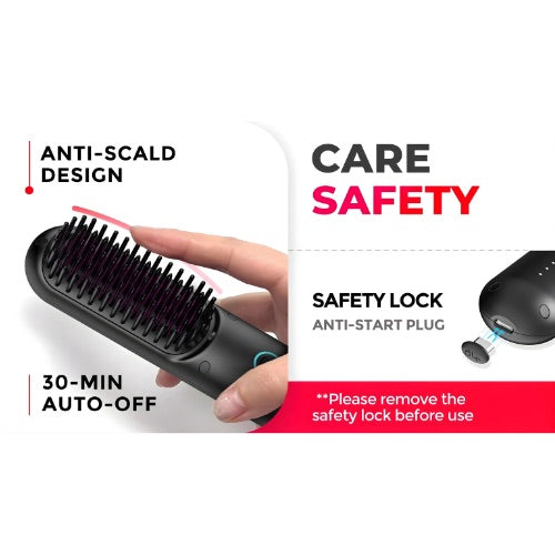 Trådløs Mini-Rettetang | Profesjonell Hårstyling på farten - Overrask.no