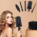 6 - i - 1 Wave Curler Professional Curling Wand Set, Instant Heat Up - Overrask.no