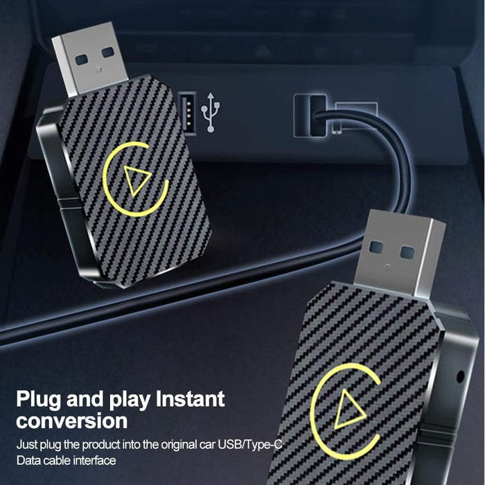2-i-1 CarPlay og Android Auto-adapter