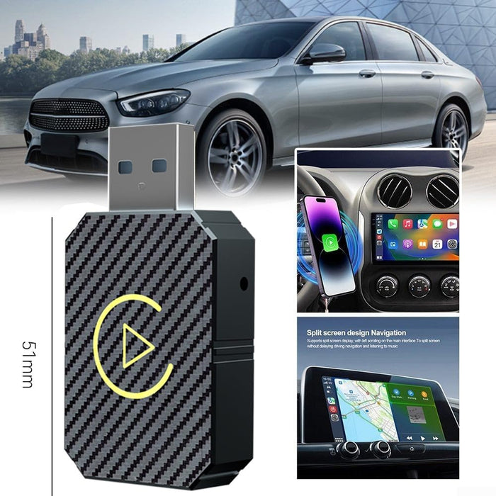 2-i-1 CarPlay og Android Auto-adapter