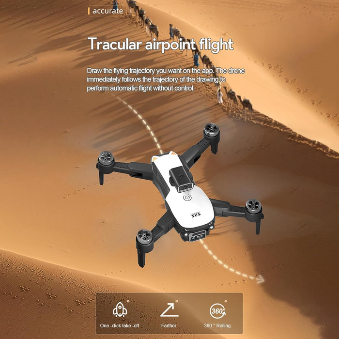 Quadcopter Drone med GPS, 4K Kamera og Smartbane-funksjon