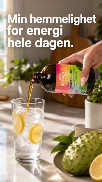 Soursop Bitters Liquid | Daglig urtestøtte for fordøyelse, energi og velvære - Overrask.no