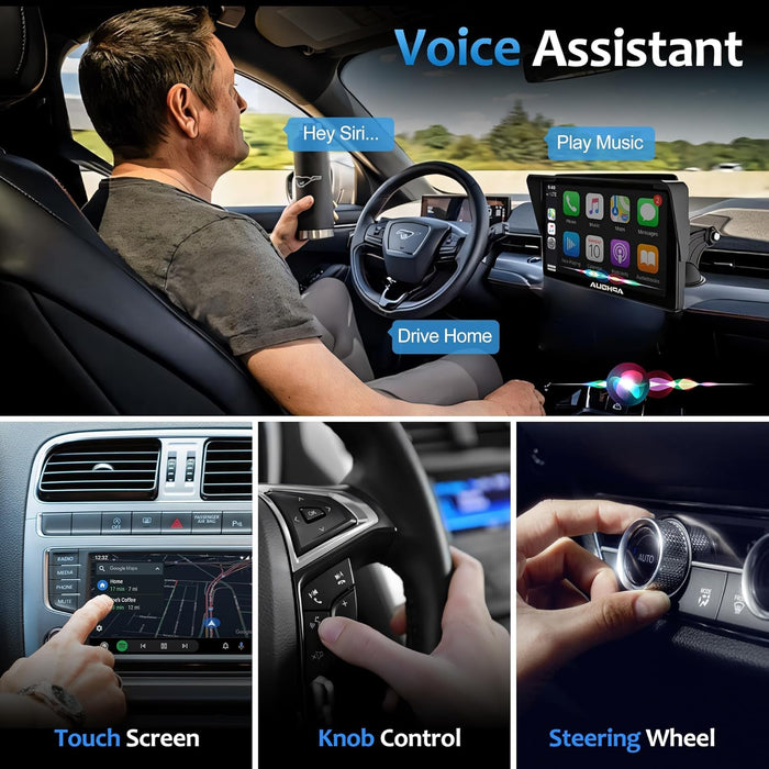 2-i-1 CarPlay og Android Auto-adapter