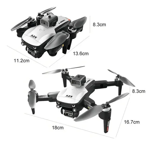 Quadcopter Drone med GPS, 4K Kamera og Smartbane-funksjon