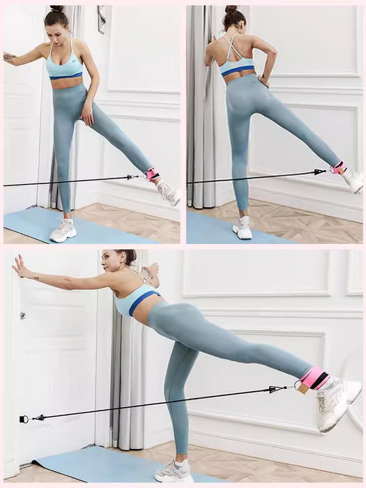 Ankelmansjetter og Motstandsbånd for Glutes, Ben og Core