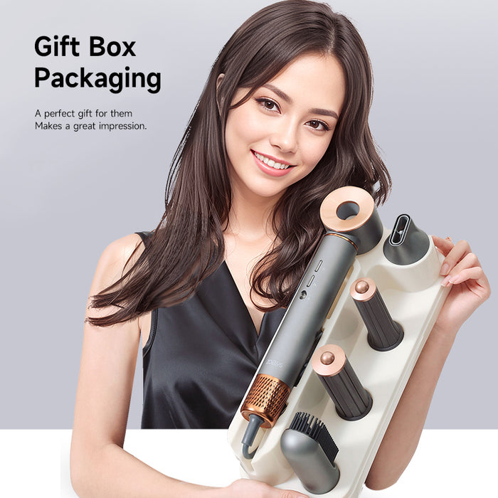 5-i-1 Ionic Hair Styler med Avtakbare Munnstykker