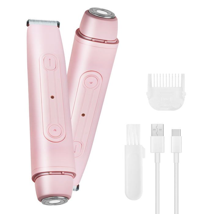 Skånsom 2-i-1 Epilator, Barberhøvel og Bikini-Trimmer