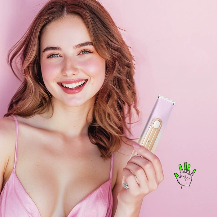 Skånsom 2-i-1 Epilator, Barberhøvel og Bikini-Trimmer