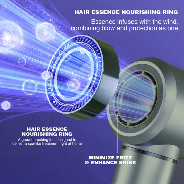 5-i-1 Ionic Hair Styler med Avtakbare Munnstykker