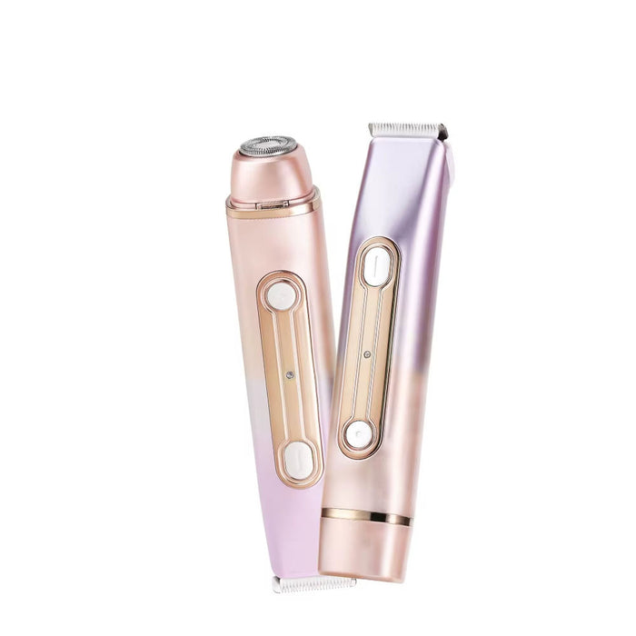 Skånsom 2-i-1 Epilator, Barberhøvel og Bikini-Trimmer