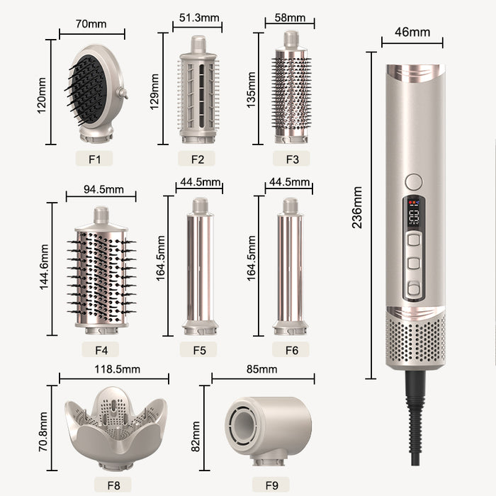 8-i-1 profesjonelle multi-styler - Overrask.no