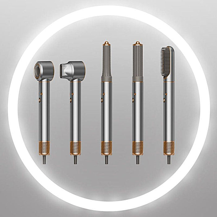 5-i-1 Ionic Hair Styler med Avtakbare Munnstykker
