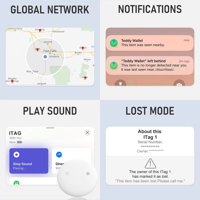 Find My Smart Tag | Sporingsbrikke med lang batteritid og høy presisjon