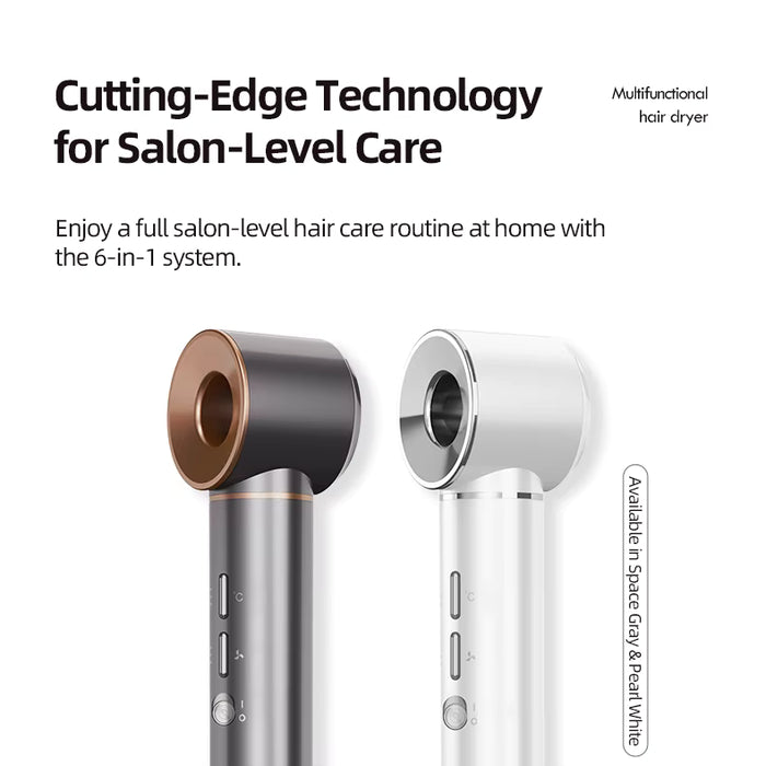 5-i-1 Ionic Hair Styler med Avtakbare Munnstykker