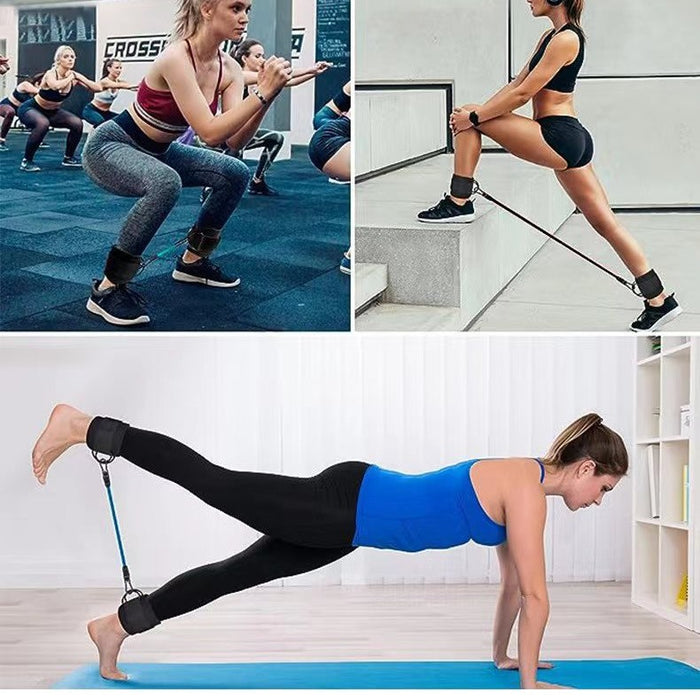 Ankelmansjetter og Motstandsbånd for Glutes, Ben og Core