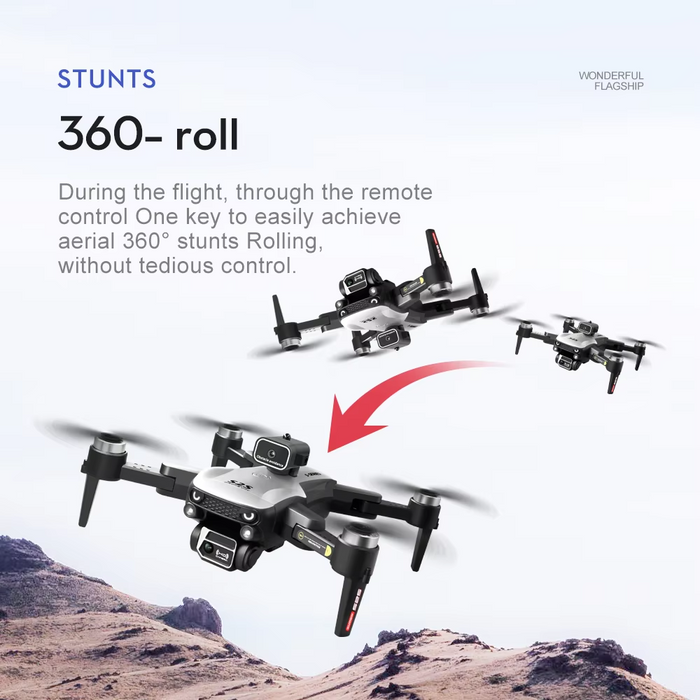 Quadcopter Drone med GPS, 4K Kamera og Smartbane-funksjon
