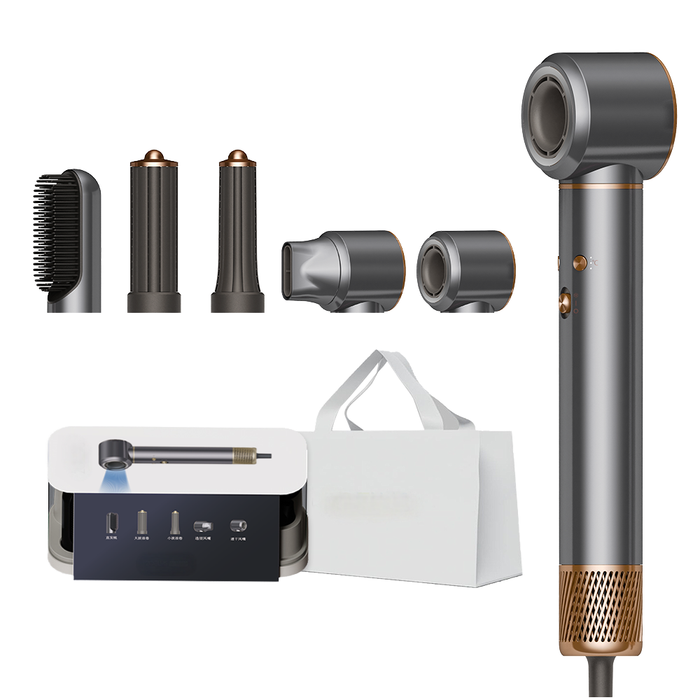 5-i-1 Ionic Hair Styler med Avtakbare Munnstykker