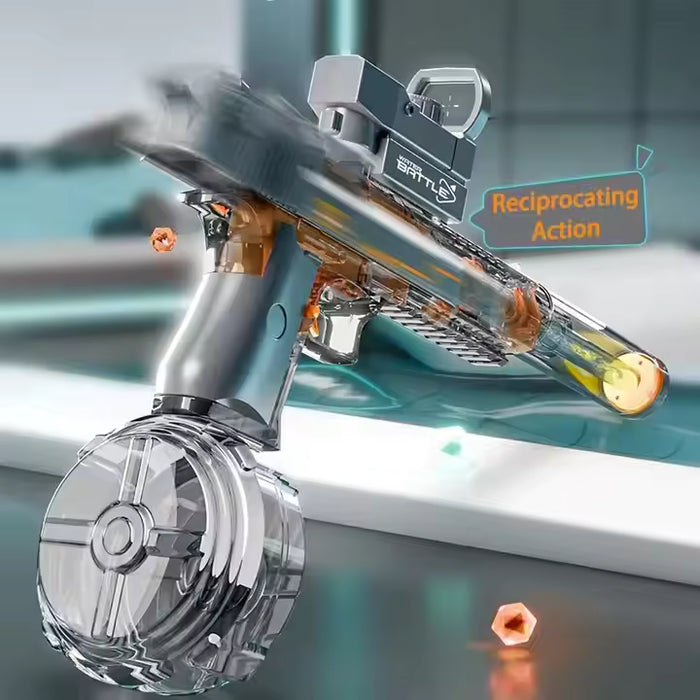 Elektrisk vannpistol med LED-lys og lang rekkevidde