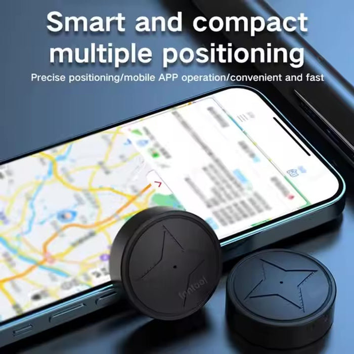 TrackSpot kompakt GPS-sporingsenhet med app og lydfunksjon