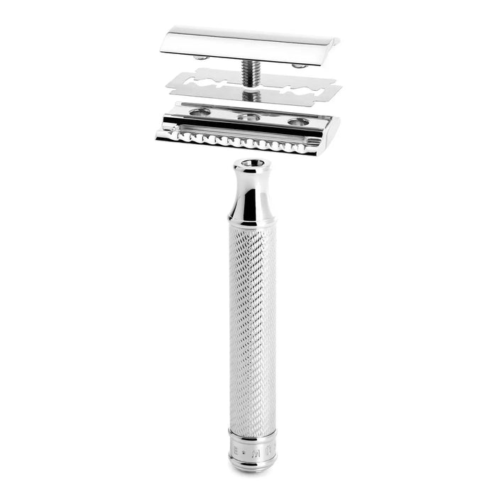 Klassisk Safety Razor med 10 Premium Blader