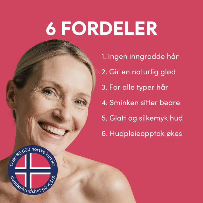 2-i-1 epilator og barbermaskin | Vanntett for bruk i dusjen - Overrask.no