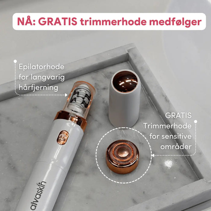 2-i-1 epilator og barbermaskin | Vanntett for bruk i dusjen - Overrask.no