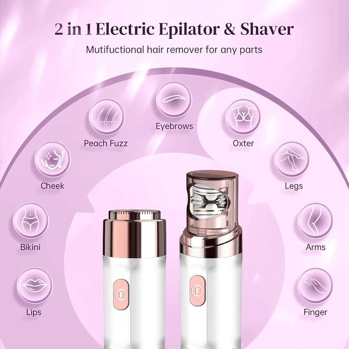 2-i-1 epilator og barbermaskin | Vanntett for bruk i dusjen - Overrask.no