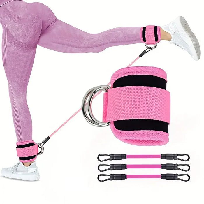 Ankelmansjetter og Motstandsbånd for Glutes, Ben og Core