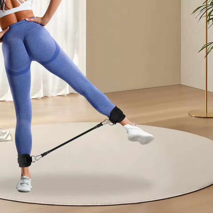 Ankelmansjetter og Motstandsbånd for Glutes, Ben og Core