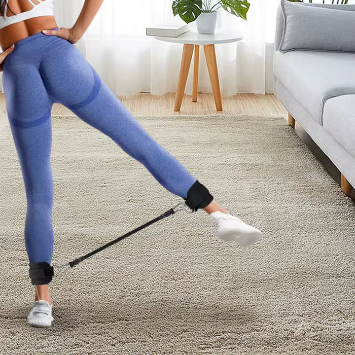 Ankelmansjetter og Motstandsbånd for Glutes, Ben og Core