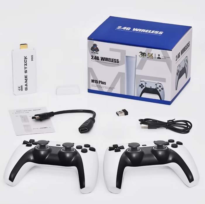 M15 Retro Game Console - 64G HDMI Games Stick - 20 000+ Spill