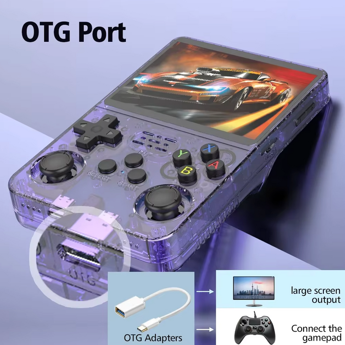 R36S 128GB Retro Handheld Video Game Console Open Source