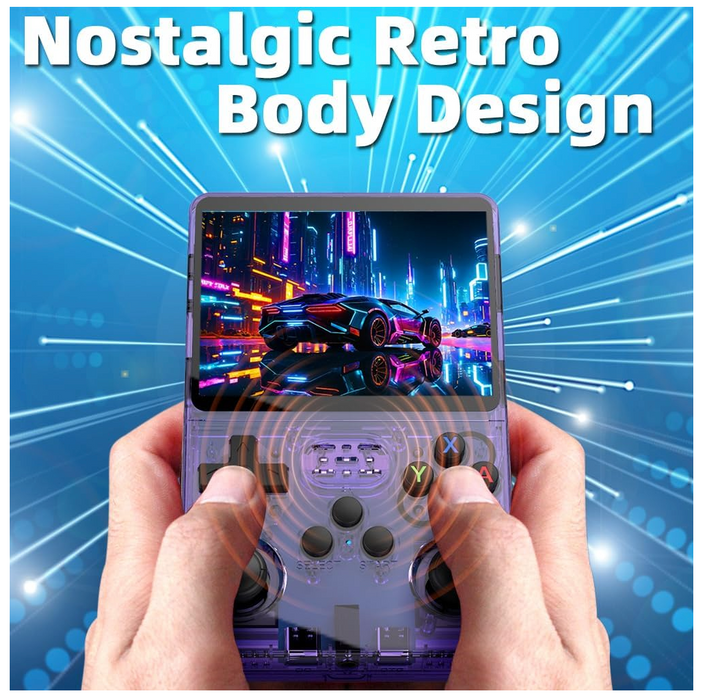 R36S 128GB Retro Handheld Video Game Console Open Source